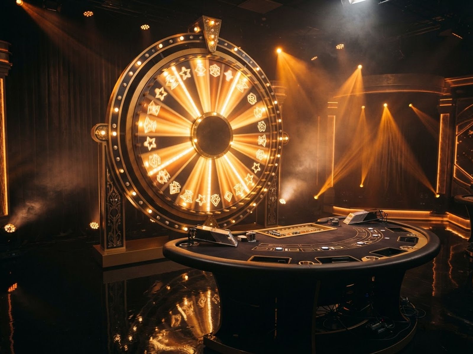 Roue de jeu d'un game show